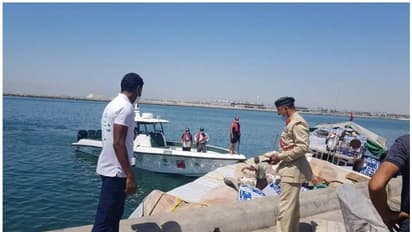 മുങ്ങാന് തുടങ്ങിയ പായ്ക്കപ്പലില് നിന്ന് ആറുപേരെ രക്ഷപ്പെടുത്തി ദുബൈ പൊലീസ്