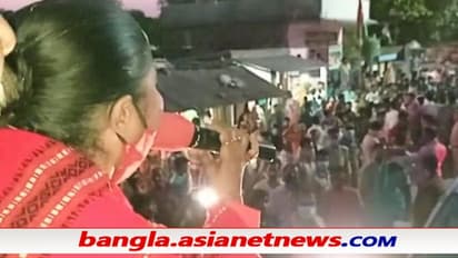 ভারতী ঘোষের রোডশোতে 'লুঙ্গি পড়া লোক'এর হামলা, পুলিশের সামনেই বেধড়ক মার বিজেপি কর্মীদের