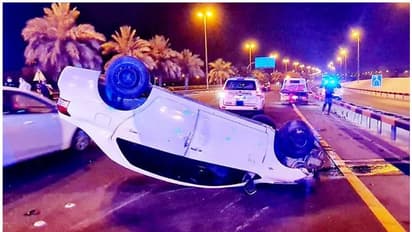 ബഹ്റൈനില് കാര് നിയന്ത്രണം വിട്ട് അപകടം; ഒരു സ്ത്രീയ്ക്ക് പരിക്ക്