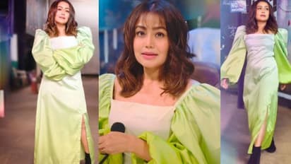 ഗ്രീന് ഡ്രസ്സില് മനോഹരിയായി നേഹ കക്കര്; ചിത്രങ്ങള് വൈറല്