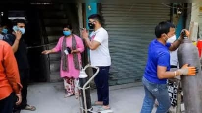 MP में एक-एक सांस के लिए जंग: ऑक्सीजन सिलेंडर दिखते ही लूट ले गए लोग, बोले हमकों अस्पताल पर भरोसा नहीं