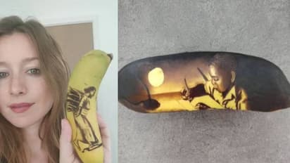 ക്വാറന്റൈന് കാലത്തെ ബോറടിയില് പിറന്നത് 'പഴത്തൊലി' ചിത്രങ്ങള്; ആഗോള തലത്തിൽ ശ്രദ്ധനേടി യുവതിയുടെ പോസ്റ്റ്