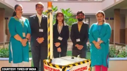 Engineering students design sanitising robot that can be operated from 400 metres away