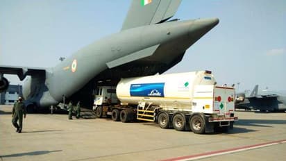 Indian Air Force deploys big boys C-17 and IL-76 transport aircraft to airlift oxygen tankers