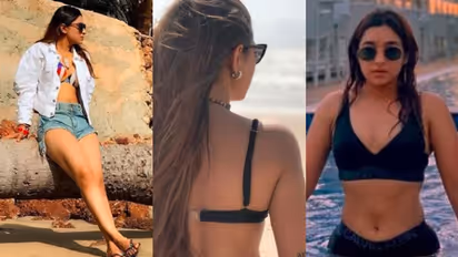 అందాల నిధులన్నీ చూపిస్తున్న నితీశ్ రాణా భార్య... సాచి ఏ హీరోయిన్కి తక్కువ కాదుగా..