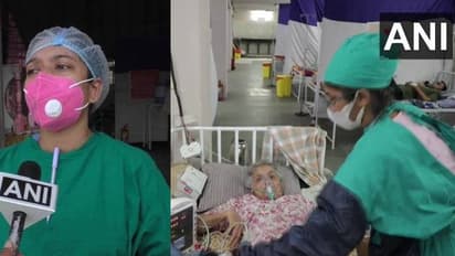 കൊവിഡ് രോഗികളെ പരിചരിക്കുന്ന നാലുമാസം ഗര്‍ഭിണിയായ നഴ്‌സ്‌; അഭിനന്ദനവുമായി സോഷ്യല്‍ മീഡിയ