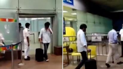 ‘தளபதி 65’ ஜார்ஜியா ஷூட்டிங் ஓவர்... செம்ம கெத்தாக சென்னை வந்திறங்கிய விஜய்... வைரல் வீடியோ...!