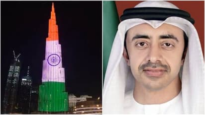 കൊവിഡ് പോരാട്ടത്തില് ഇന്ത്യയ്ക്ക് പിന്തുണയുമായി യുഎഇ; മൂവര്ണമണിഞ്ഞ് ബുര്ജ് ഖലീഫ