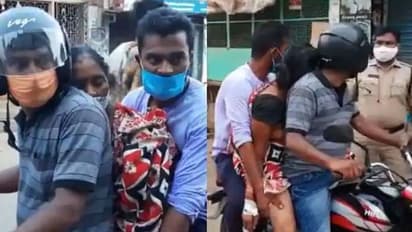 கடவுளே எந்த மகனுக்கும் இப்படி ஒரு நிலைமை வரக்கூடாது.. உயிரிழந்த தாயின் சடலத்தை டூவீலரில் எடுத்து சென்ற அவலம்