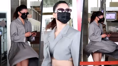 OOPS! moment alert: Urvashi Rautela recently had Marilyn Monroe moment at the airport (Pictures Inside)