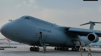 ಭಾರತಕ್ಕೆ ಅಮೆರಿಕದಿಂದ ನೆರವಿನ ಪೂರ: ತುರ್ತು ನೆರವಿನ ವಸ್ತುಗಳೊಂದಿಗೆ ತಲುಪಿದ ಮೊದಲ ವಿಮಾನ