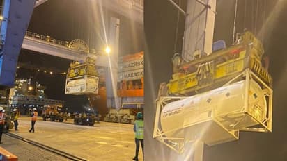 ವಿದೇಶದಿಂದ ಆಕ್ಸಿಜನ್ ಕಂಟೈನರ್ ಆಗಮನ; ತಕ್ಷಣವೇ ದೆಹಲಿ ಸೇರಿ ಉತ್ತರ ಭಾರತಕ್ಕೆ ರವಾನೆ!