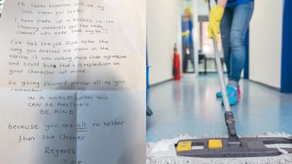 നിങ്ങളാരും ഞങ്ങളേക്കാള്‍ മികച്ചവരല്ല; വേദനിപ്പിച്ചവരോട് രാജിക്കത്തില്‍ ശുചീകരണത്തൊഴിലാളി