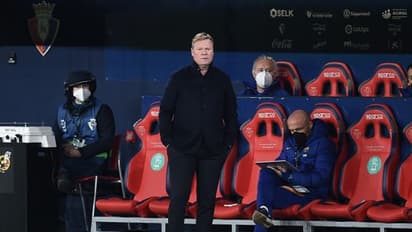 അപ്പീല് തള്ളി; ബാഴ്സലോണ പരിശീലകന് കൂമാന്റെ വിലക്ക് തുടരും