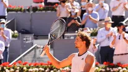 ബരേറ്റിനിയെ തോല്പ്പിച്ചത് ഒന്നിനെതിരെ രണ്ട് സെറ്റിന്; മാഡ്രിഡ് ഓപ്പണ് സ്വെരേവിന്