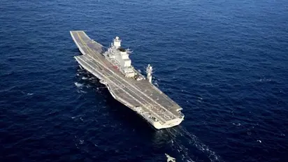 Fire onboard aircraft carrier INS Vikramaditya off Karwar