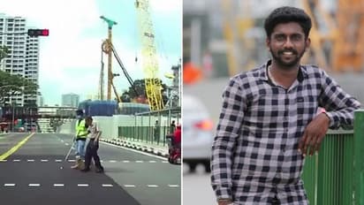 അന്ധനായ വൃദ്ധനെ റോഡ് കടത്തുന്ന വീഡിയോ വൈറലായി; ഇന്ത്യക്കാരന് സിംഗപ്പൂരില്‍ അംഗീകാരം