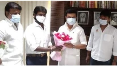 முதல்வர் மு.க. ஸ்டாலினை திடீரென சந்தித்த விஜயகாந்த் மகன்... தேமுதிக நிர்வாகிகளும் சந்திப்பு..!