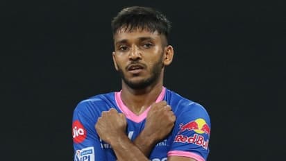 వికెట్ తీసిన తర్వాత ఛేతన్ సకారియా వెరైటీ సెలబ్రేషన్స్... డ్రాగన్ బాల్ జీ స్టైల్ సిగ్నేచర్‌తో...