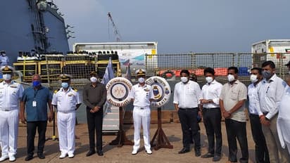 ಮಂಗಳೂರು ಬಂದರಿಗೆ ಆಗಮಿಸಿದ ಮೆಡಿಕಲ್ ಆಕ್ಸಿಜನ್ ಹೊತ್ತ ಕುವೈತ್ ಹಡಗು