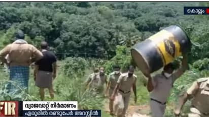 വ്യാജ വാറ്റ് നിര്‍മാണത്തിനു ശ്രമം; ഗരുഡന്‍ ഹരീഷും കൂട്ടാളിയും പിടിയില്‍