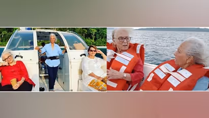 Waheeda Rehman, Asha Parekh, Helen gives major 'Girl Gang' vibes during Andaman vacation; Check pictures