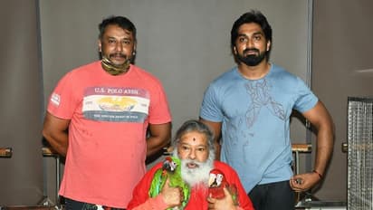 ಸಚ್ಚಿದಾನಂದ ಆಶ್ರಮದ ಶುಕವನಕ್ಕೆ ನಟ ದರ್ಶನ್ ಭೇಟಿ!