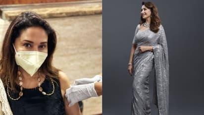 വാക്സിൻ രണ്ടാം ഡോസുമെടുത്തു, സെറ്റില്‍ തിരിച്ചെത്തി മാധുരി ദീക്ഷിത്!