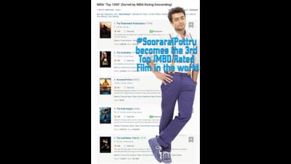 సురారై పోట్రు మూవీతో వరల్డ్ రికార్డు కొట్టిన హీరో సూర్య!