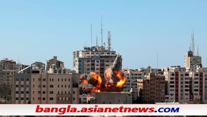 ইসরাইলি মিসাইল-এর আঘাতে বন্ধ সংবাদমাধ্যমের মুখ - উড়ে গেল ১২তলা বাড়ি, দেখুন ভিডিও