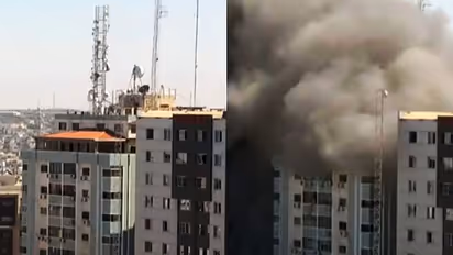 Israeli airstrike reduces building with media offices to rubble; calls it 'lawful military target'