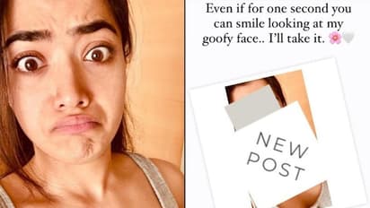 Rashmika Mandanna's goofy selfie will bring a smile on your face; Check picture