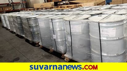 ರೋಮ್‌ನಿಂದ ಬೆಂಗ್ಳೂರಿಗೆ ಬಂದಿಳಿದ ಆಕ್ಸಿಜನ್ ಉತ್ಪಾದನೆಯ ಕಚ್ಚಾವಸ್ತು