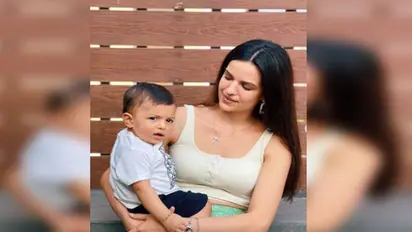 Watch: Hardik Pandya's wife Natasa Stankovic has playful time with son Agastya