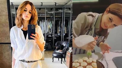 ഒരു ലോക്ക്ഡൗണ് പരീക്ഷണം; കേക്ക് തയ്യാറാക്കി സൂസന് ഖാന്; വീഡിയോ