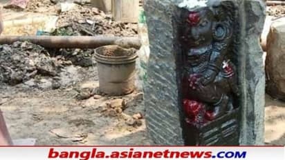 বাড়ির ভিত খুড়তেই বেরোল শশাঙ্কের সময়ের স্থাপত্য-বিষ্ণুমূর্তি, খবর গেল প্রত্নতত্ত্ব বিভাগে