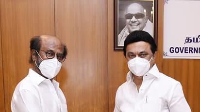 Rajinikanth meets Stalin, donates Rs 50 lakh for Covid relief fund