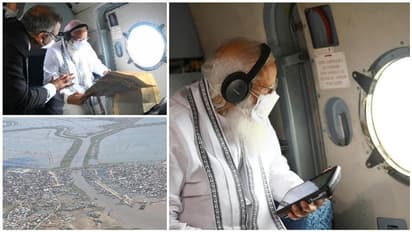 టౌటే తుఫాన్: గుజరాత్‌లో  ఏరియల్ సర్వే నిర్వహించిన మోడీ