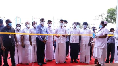 சேலத்தில் முதல்வர் மு.க.ஸ்டாலின்... இரும்பாலையில் கொரோனா சிகிச்சை மையத்தை திறந்து வைத்து ஆய்வு...!