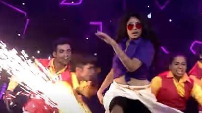 డాన్స్ షోలో బన్నీ సాంగ్‌కి లుంగీ కట్టి దుమ్మురేపిన `జాతిరత్నాలు` చిట్టి..స్పెషల్‌ ఎట్రాక్షన్‌