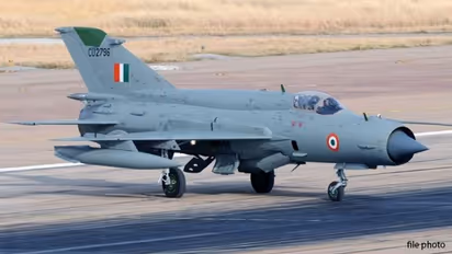MiG-21 Bison fighter jet crashes in Barmer; pilot ejects safely