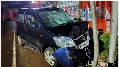 മദ്യപിച്ച പൊലീസുകാരന് ഓടിച്ച കാറിടിച്ച് സ്കൂട്ടര് യാത്രക്കാരിക്ക് പരിക്ക്