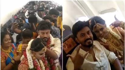 തമിഴ്നാട്ടിലെ വിമാനത്തിലെ വിവാഹം, അന്വേഷണത്തിന് ഉത്തരവിട്ട് ഡിജിസിഎ, ലോക്ക്ഡൗൺ ലംഘനത്തിന് കേസെടുക്കും