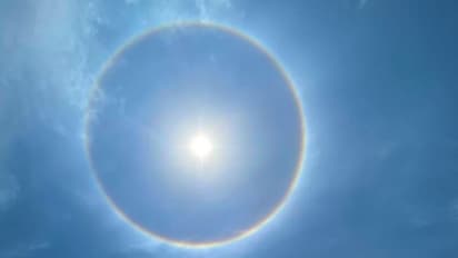 Bengaluru witnesses rare magnificent ‘Sun halo’, majestic photos of rainbow ring go viral