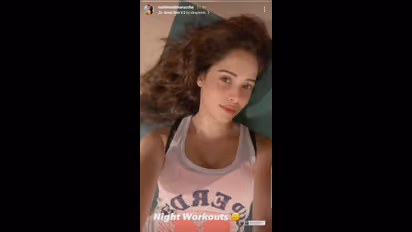 Nushrratt Bharuccha's latest post-workout selfies show her make-up free glowing skin (Pictures)