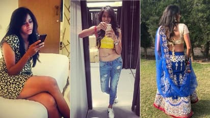 మహిళా క్రికెటర్ కవితా పాటిల్ హాట్ ఫోటోలు... వయ్యారాల నడుమును చూపిస్తూ...