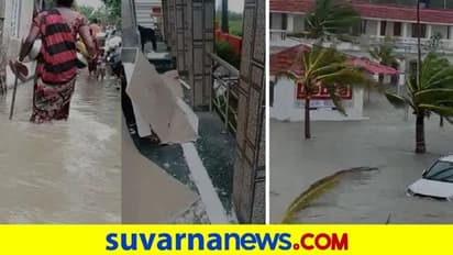 ಯಾಸ್‌ ರುದ್ರ ನರ್ತನ: ಹಾರಿ ಹೋಯ್ತು ಮನೆ ಛಾವಣಿ, ಹಳ್ಳಿಗಳೆಲ್ಲಾ ಸಮುದ್ರಮಯ!