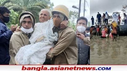 যশের দাপটে ভেঙে চুরমার বাঁধ-বসত বাড়ি, ইচ্ছে না থাকা সত্ত্বেও ছলছল চোখে বাহিনীর নৌকায় উঠছে সবাই