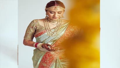 కాంజీవరం చీరలో జ్వాలా గుత్త.. ఏ పెళ్లికూతురు కట్టుకున్నా మెరిసిపోవాల్సిందే ...!