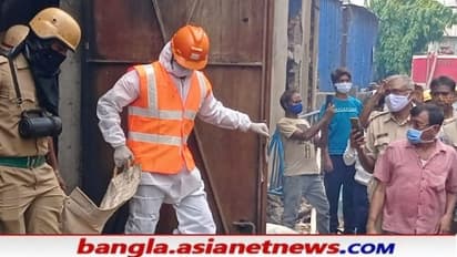 ৫৭ ঘন্টা পর সাজিরহাটের গেঞ্জি কারখানা থেকে উদ্ধার ৪ অগ্নিদগ্ধ দেহ, ঘটনাস্থলে ফরেন্সিক টিম